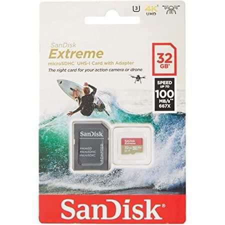 Tarjeta Micro SD 32 GB Sandisk Extreme U3 100 Mb/S